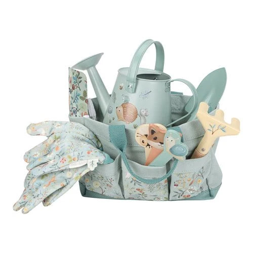 LITTLE DUTCH - Garden gift set 10-piece - Blue - Forest Friends