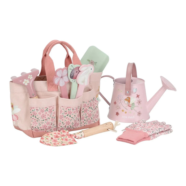 LITTLE DUTCH - Garden gift set 10-piece - Pink - Fairy Garden