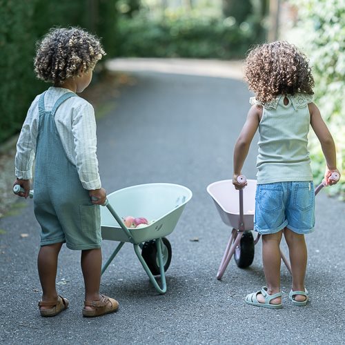 LITTLE DUTCH - Wheelbarrow - Green - Forest Friends