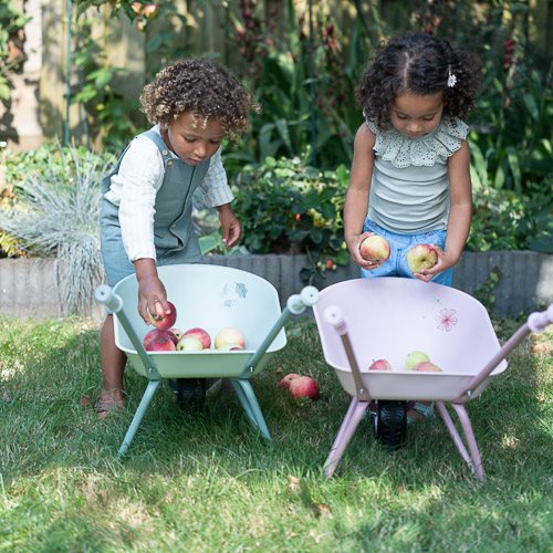 LITTLE DUTCH - Wheelbarrow - Green - Forest Friends