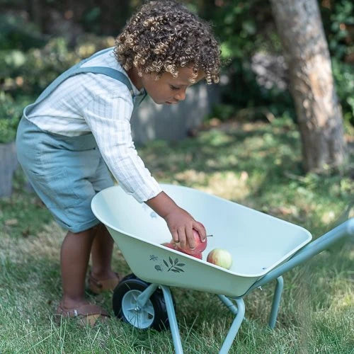LITTLE DUTCH - Wheelbarrow - Green - Forest Friends