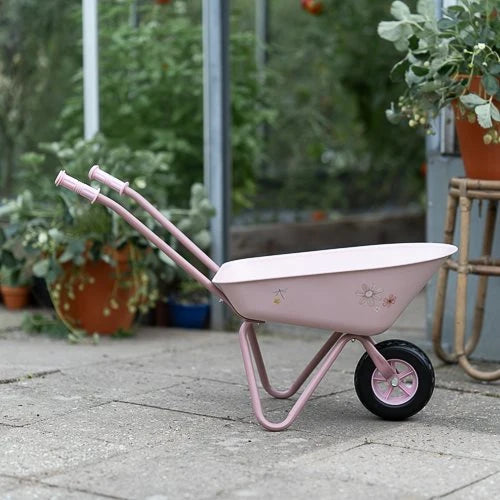 LITTLE DUTCH - Wheelbarrow - Pink - Fairy Garden