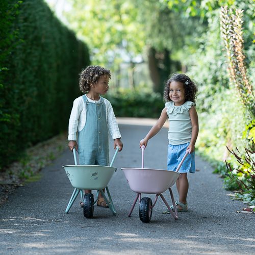 LITTLE DUTCH - Wheelbarrow - Pink - Fairy Garden
