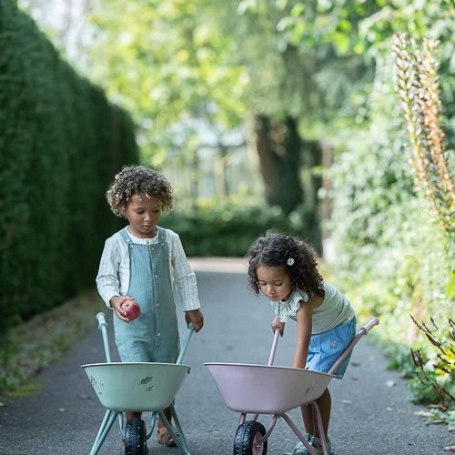LITTLE DUTCH - Wheelbarrow - Pink - Fairy Garden