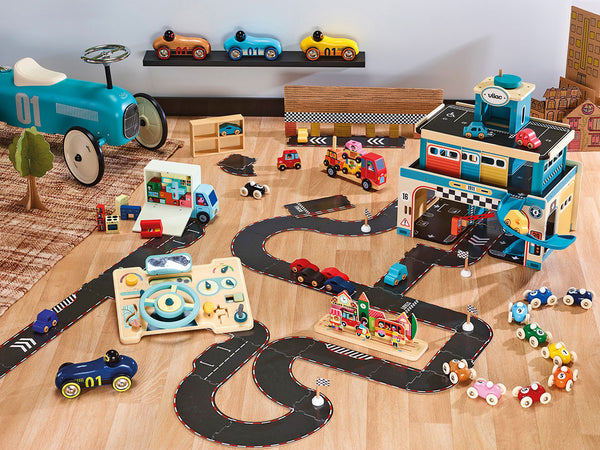 VILAC: Blue Aqua vintage ride on car