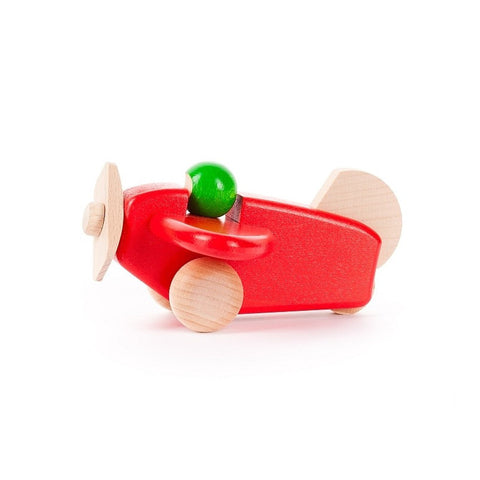 BAJO - Wooden Plane - Red