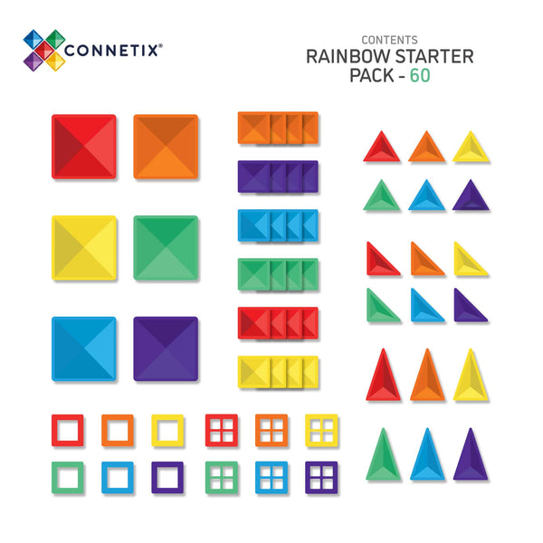 CONNETIX - Rainbow Starter Pack 60 pc