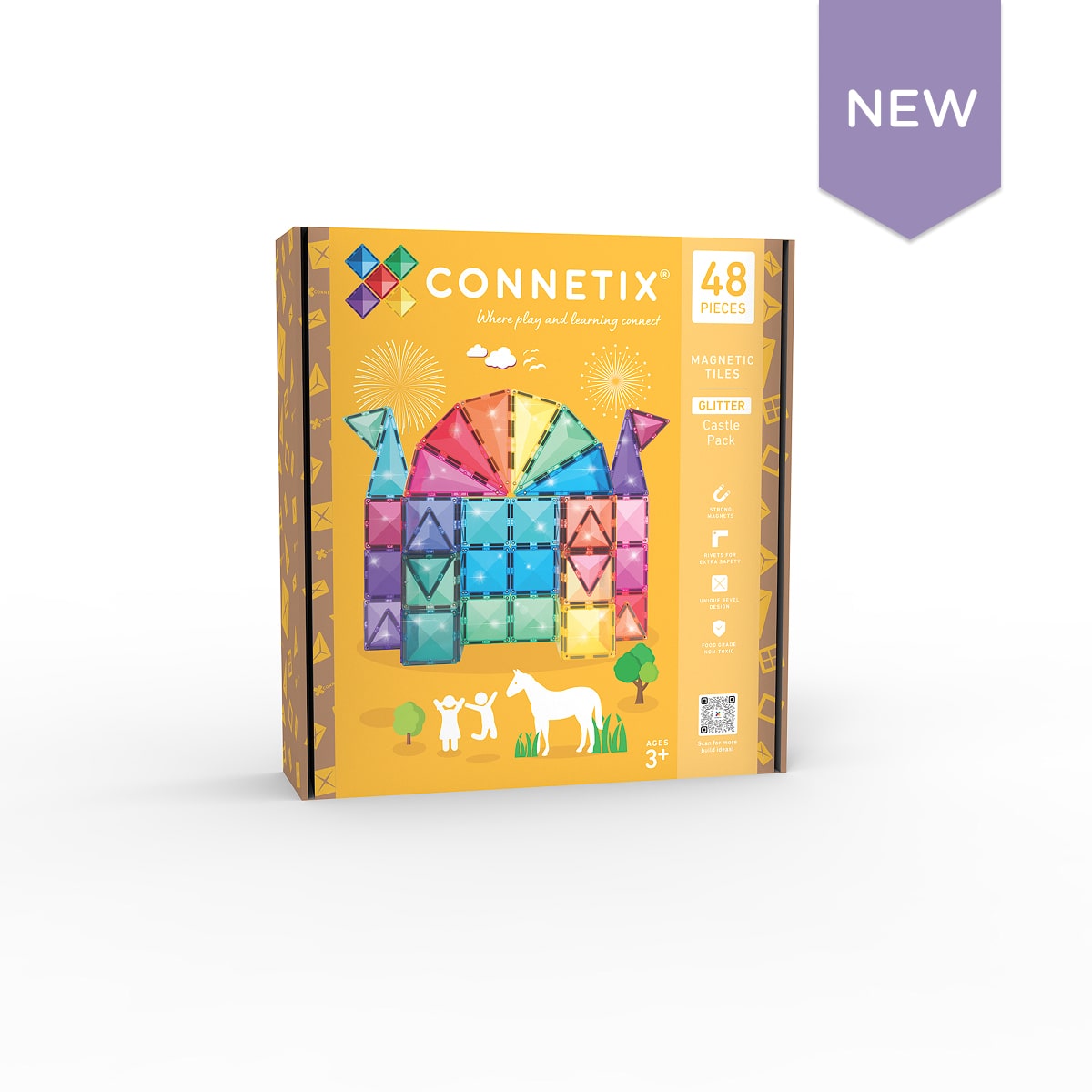 CONNETIX - Glitter Castle Pack 48 pc