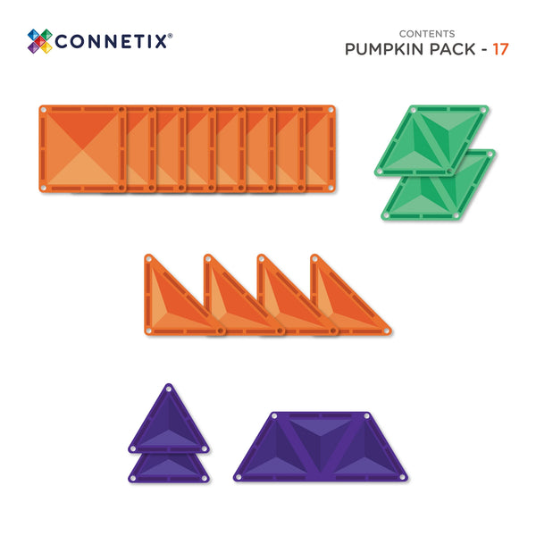CONNETIX - Halloween Pumpkin pack 17pc