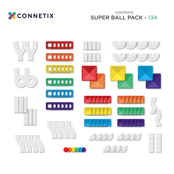 ON ORDER: CONNETIX - Super Ball Run Pack 134 pc