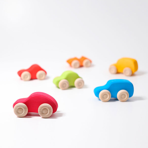 GRIMM'S - Coloured Wooden Cars