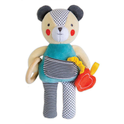 PETIT COLLAGE - Organic Bear Soft Activity Toy