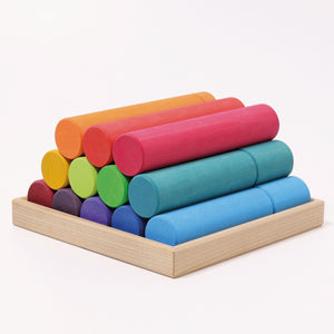 GRIMM'S - Large Building Rollers Rainbow