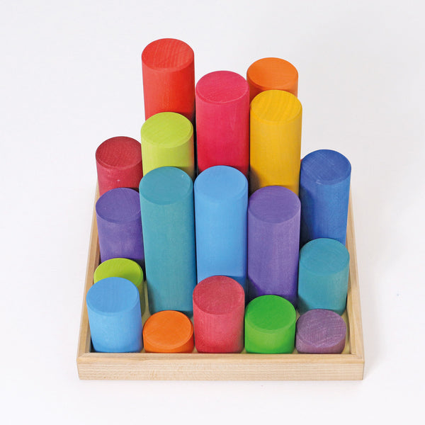 GRIMM'S - Large Building Rollers Rainbow