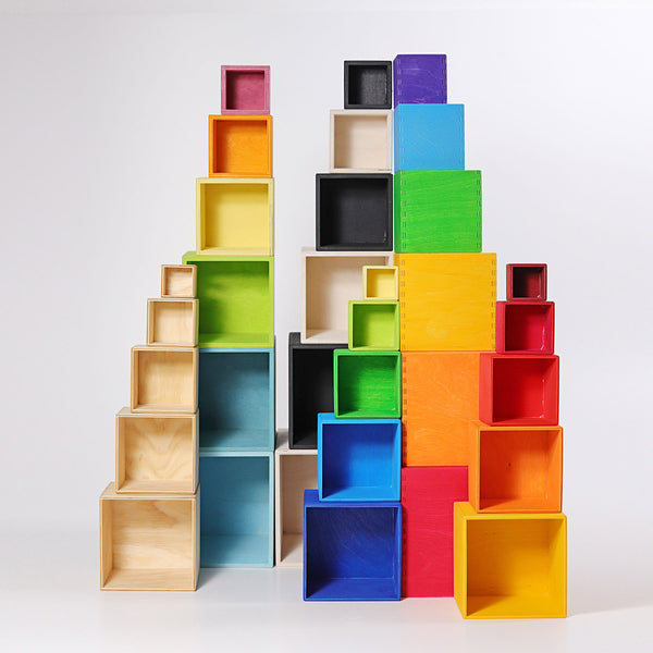GRIMM'S - Large Pastel Set of Boxes