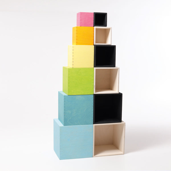 GRIMM'S - Large Pastel Set of Boxes