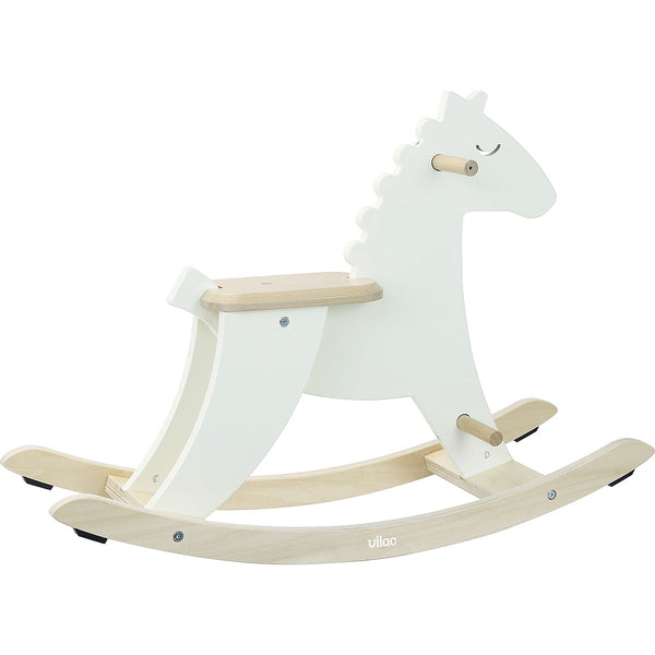 Vilac - Ivory White Rocking Horse