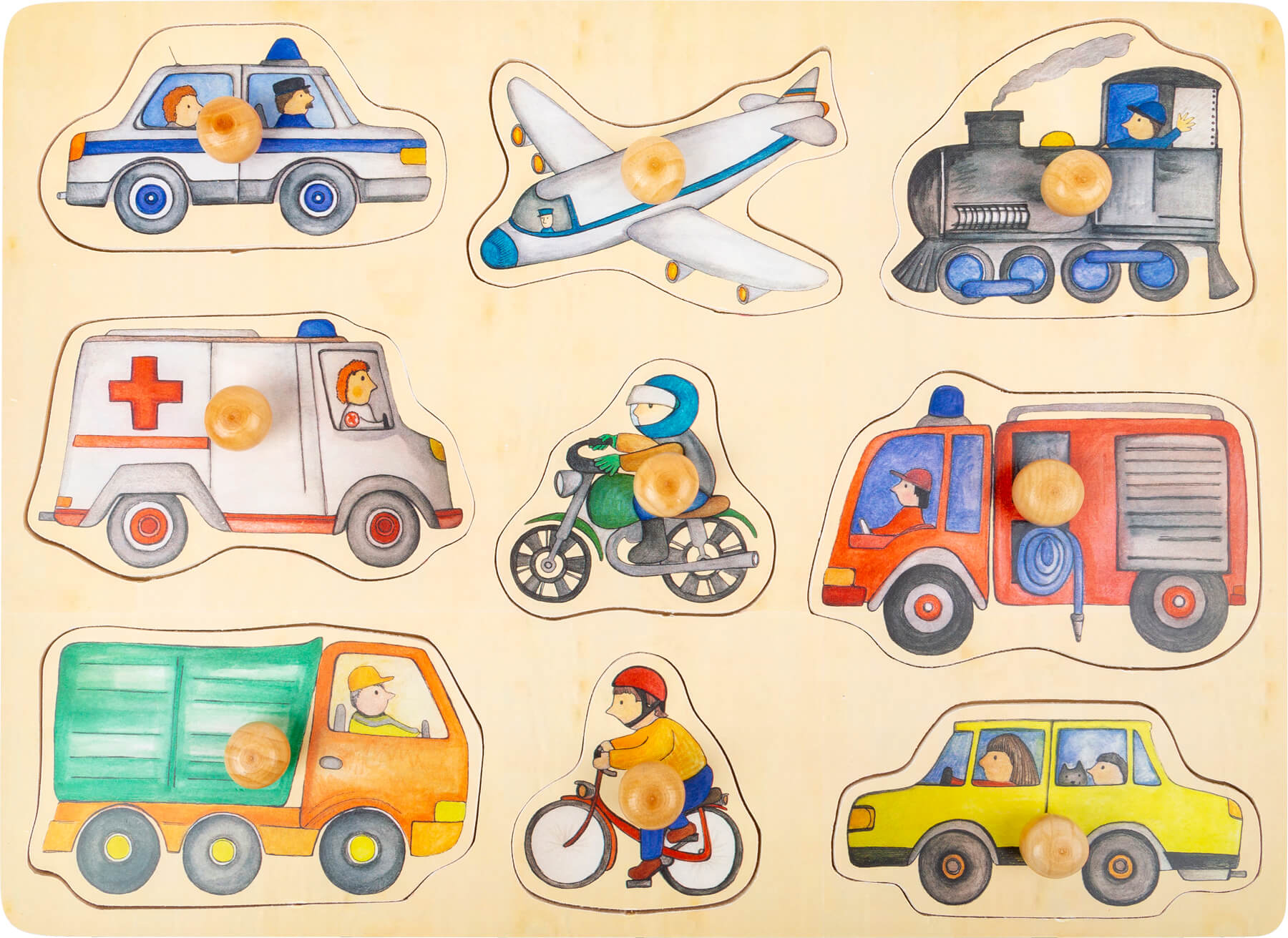small foot - City Vehicles Puzzle