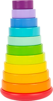 small foot - Stacking Tower, Large Rainbow