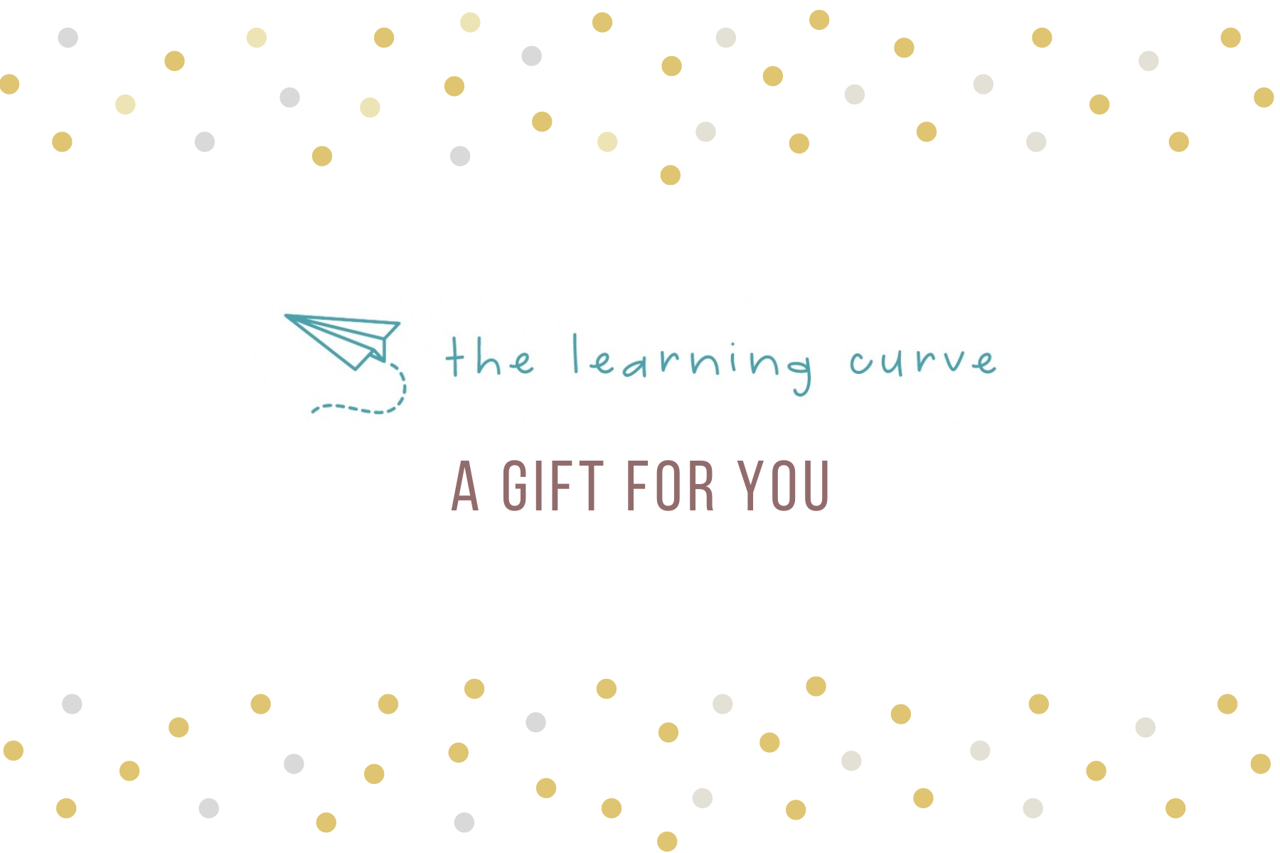The Learning Curve Gift Voucher