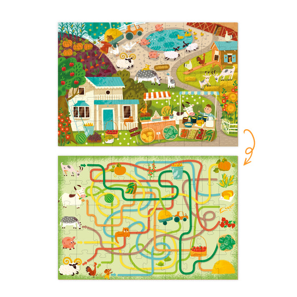 MON PUZZLES - 50pcs - OBSERVATION  Puzzle - Farm tales