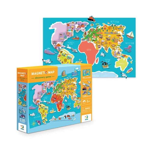 DODO TOYS - Educational Game - Magnetic Map