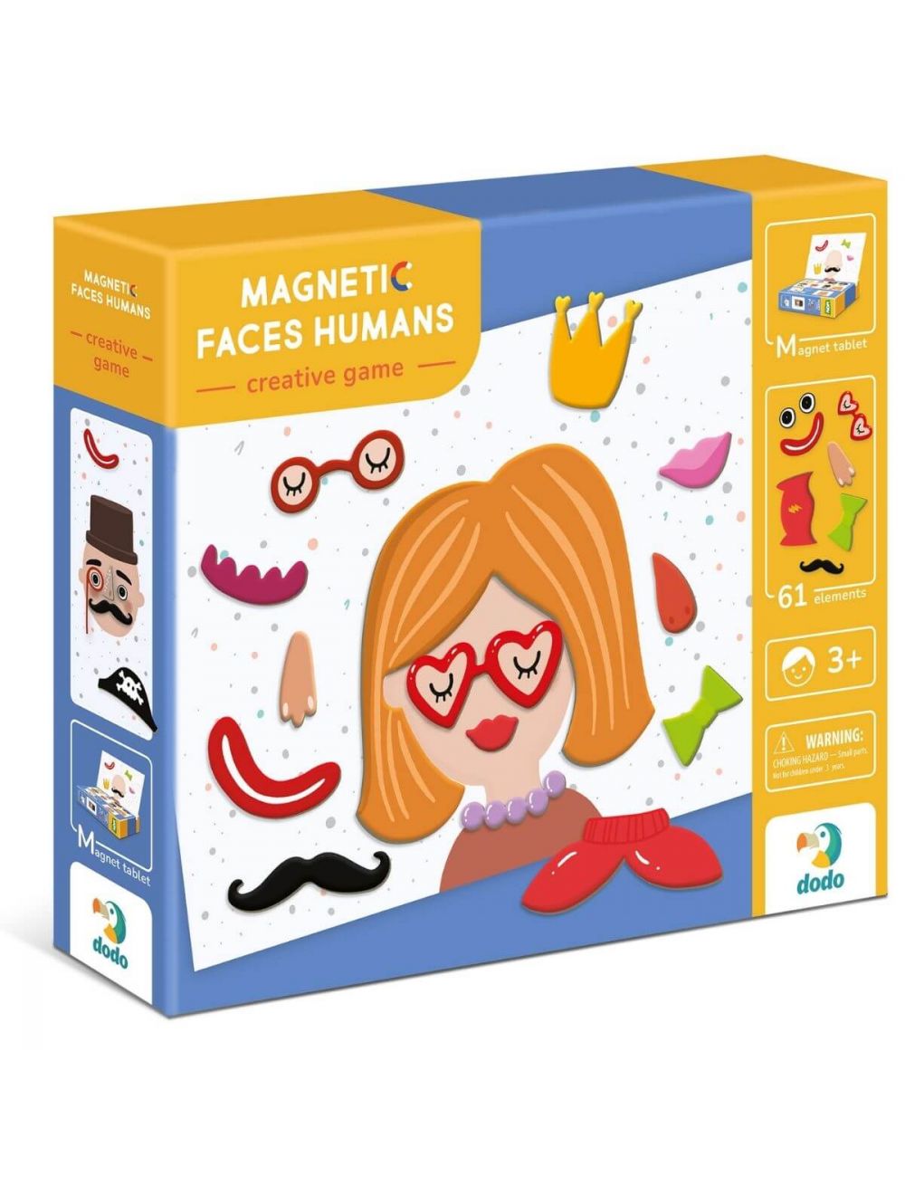 DODO TOYS - Magnetic Faces Humans