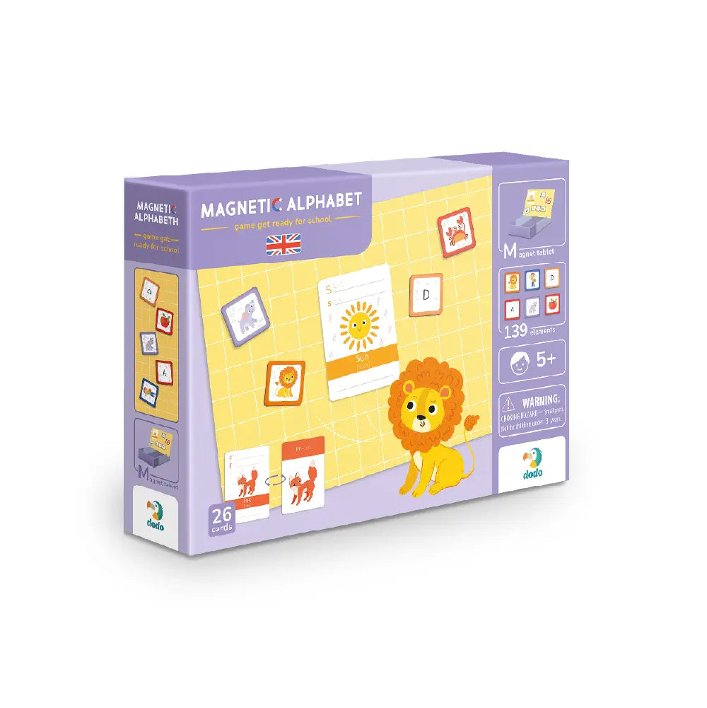 DODO TOYS - Educational Game - Magnetic Alphabet