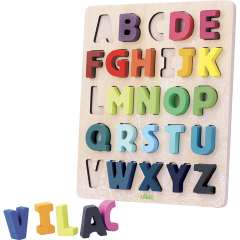VILAC - An ABC Alphabet-shape puzzle to sort Under the Canopy