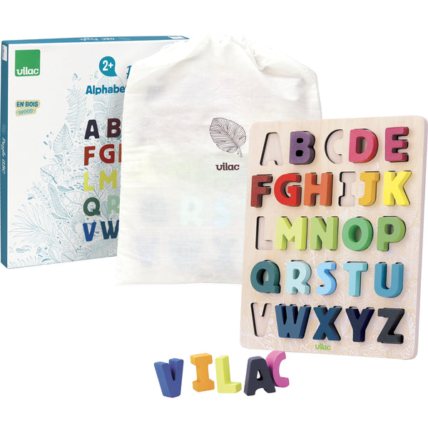 VILAC - An ABC Alphabet-shape puzzle to sort Under the Canopy