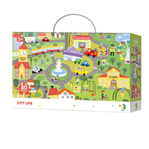 DODO TOYS - 80pcs - Observation Puzzle - City Life