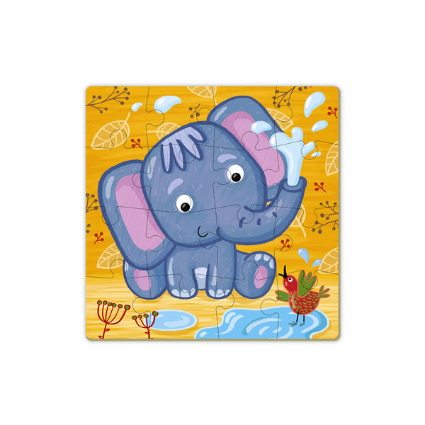 DODO TOYS - 16pcs - Puzzle - Elephant