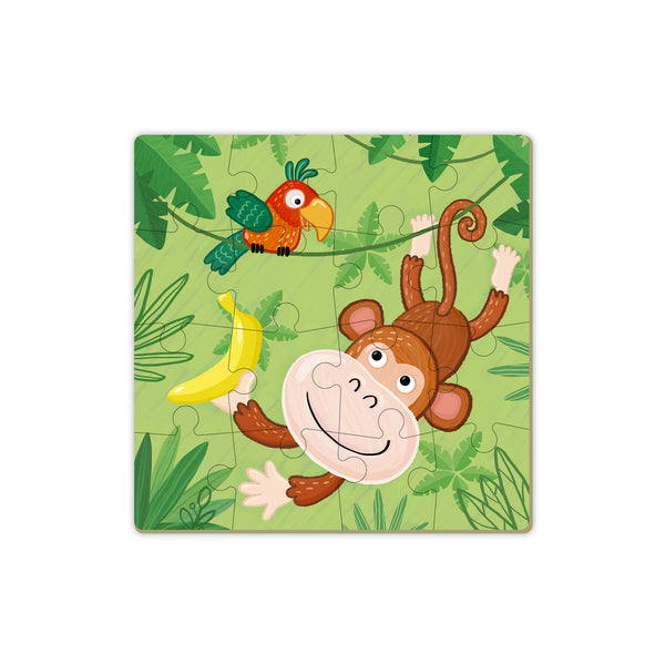 DODO TOYS - 16pcs - Puzzle - Monkey
