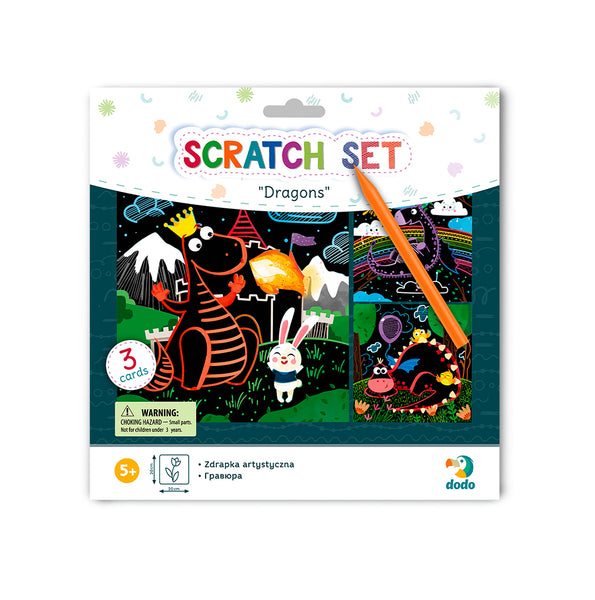DODO TOYS - Scratch Set Dragons