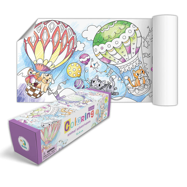 DODO TOYS - Colouring poster - Animal adventures