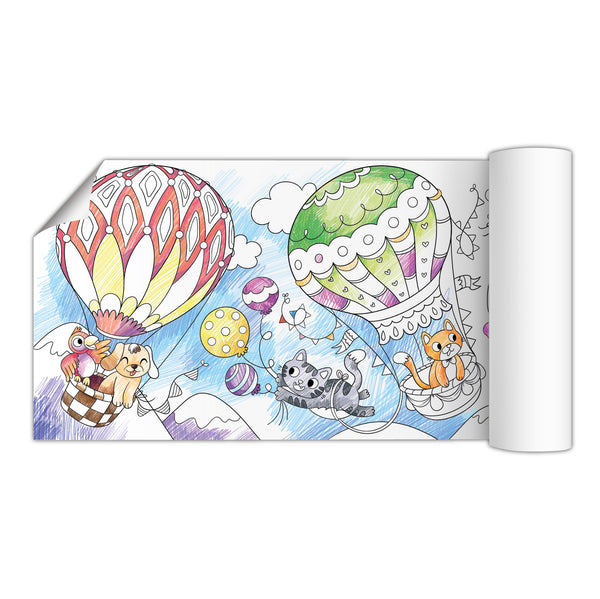 DODO TOYS - Colouring poster - Animal adventures