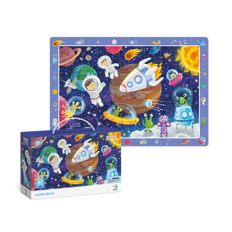 DODO TOYS - 80pcs - Observation Puzzle - Outer Space