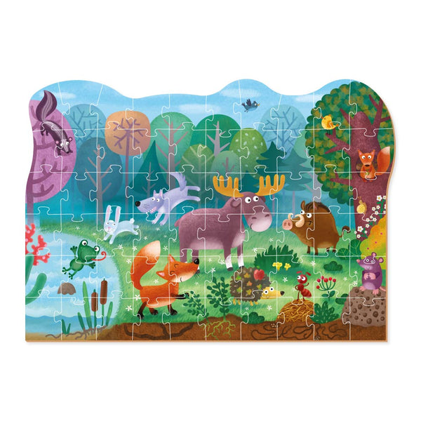 DODO TOYS - 60pcs - Puzzle - Wonder forest animals
