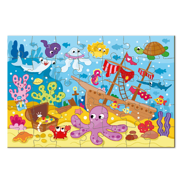 DODO TOYS - 35pcs - Puzzle mini - Marine life