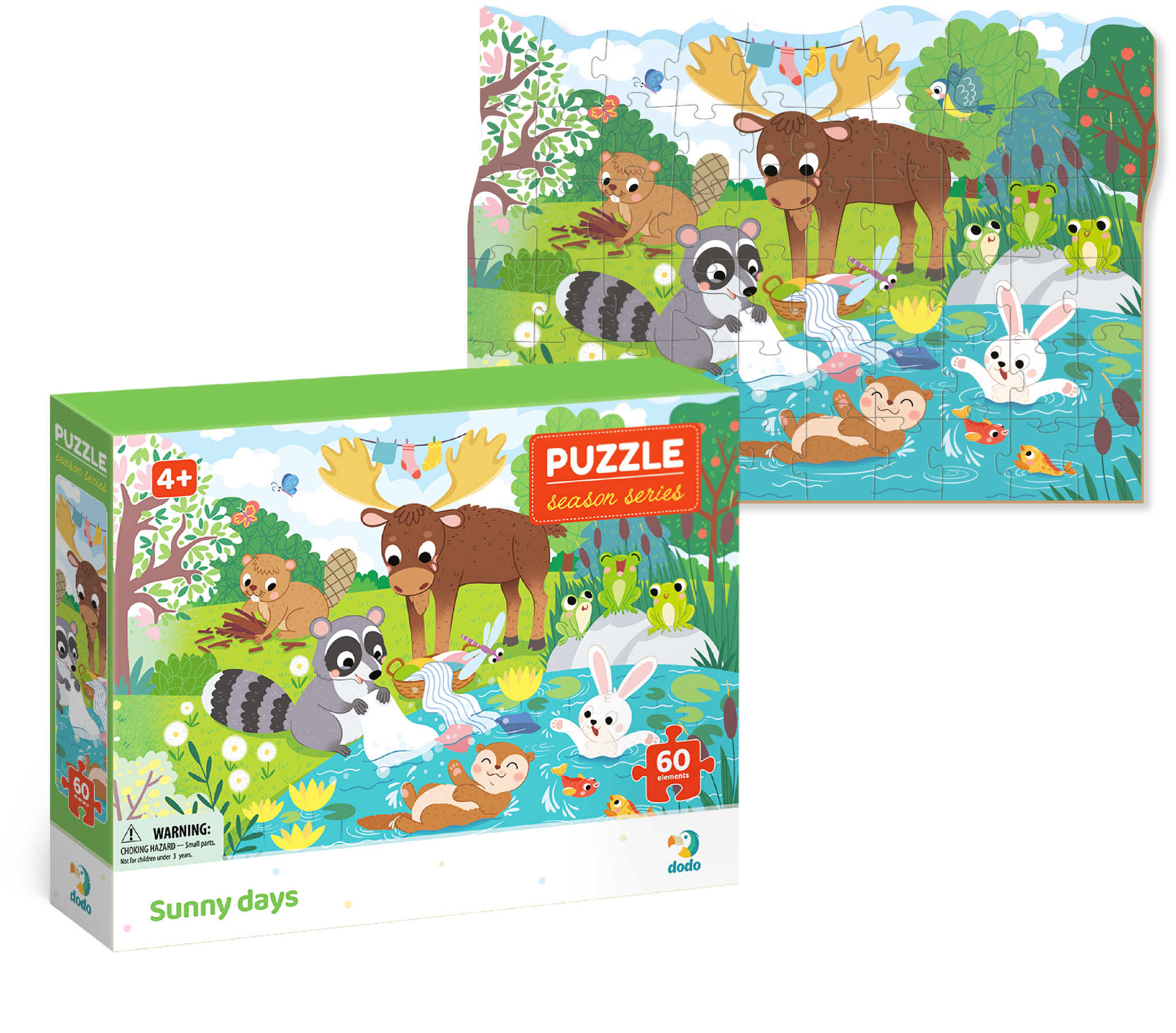 DODO TOYS - 60pcs - Puzzle - Seasons Sunny Days