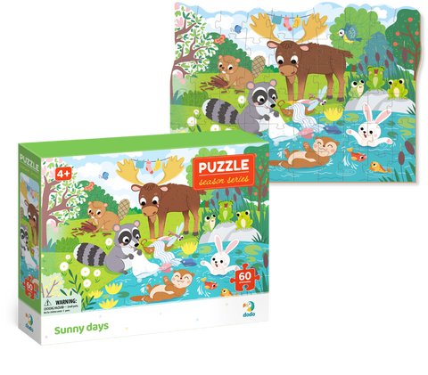 DODO TOYS - 60pcs - Puzzle - Seasons Sunny Days