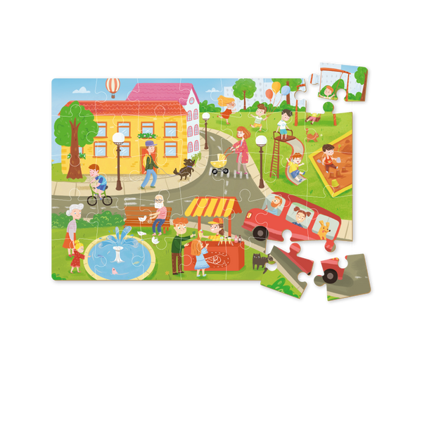 DODO TOYS - 35pcs - Puzzle mini - Summer Town
