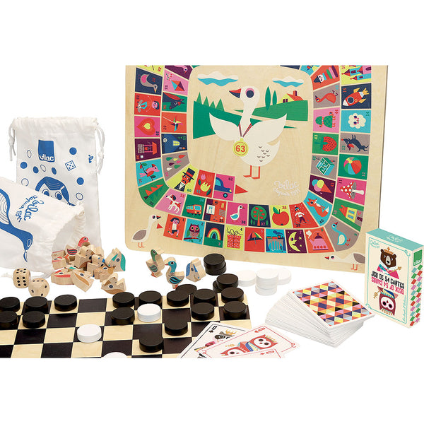 VILAC - Set of Classic Board Games