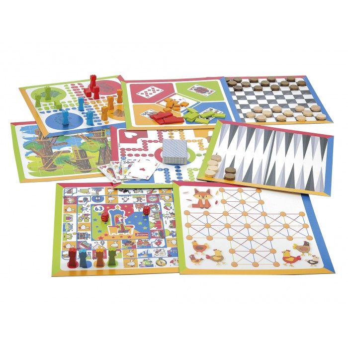 Jeujura Scatola Dei Tanti Giochi – Gioco Da Tavolo Per Bambini, Multicolore