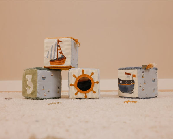 LITTLE DUTCH - Set of soft cubes Sailors Bay