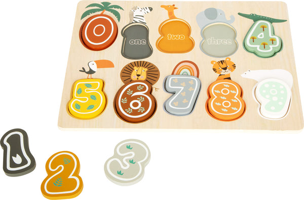 small foot - Numbers Puzzle "Safari"